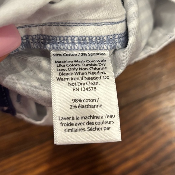 Vineyard Vines Island Scene Deep Bay Stripe women’s nautical Shorts Sz 00 - Picture 5 of 5